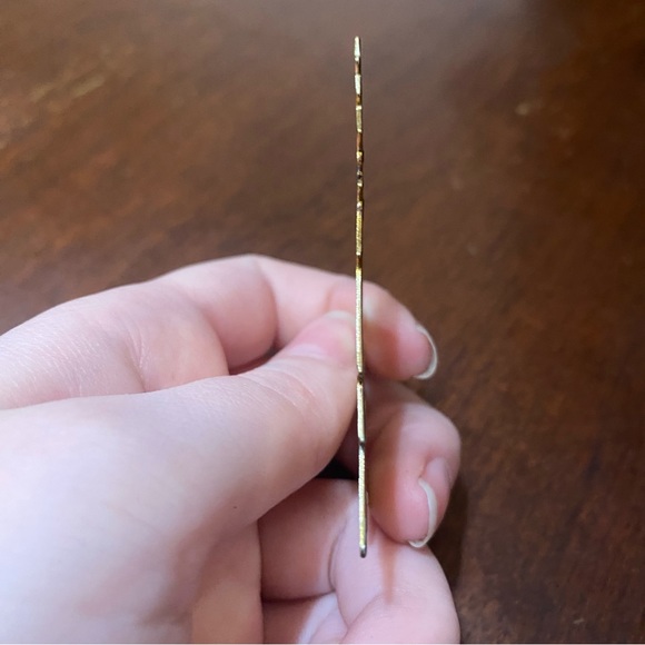 Vintage Cut Metal Gold Tone Merry Christmas Tree Ornament Holiday 2 3/4" - Picture 4 of 7